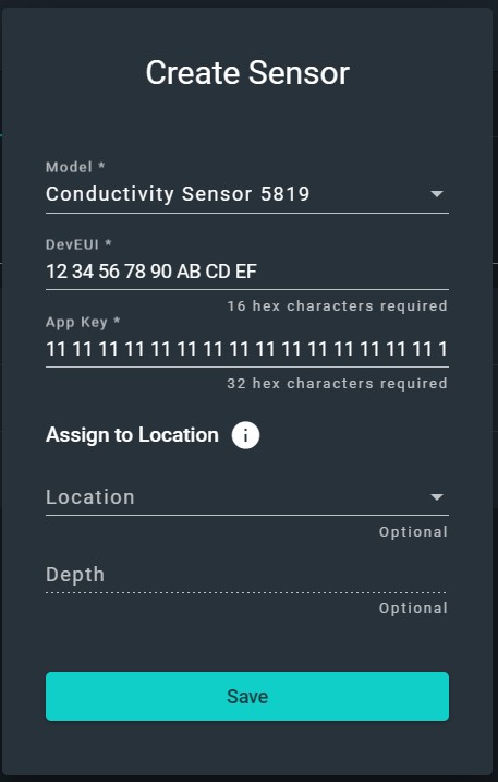 Create sensor