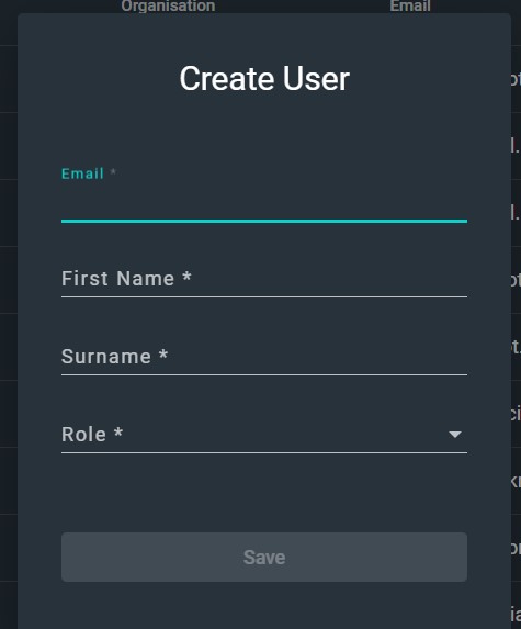 Create User